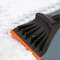 thumbnail image 6 of HomeDM Ice Scraper for Car Windshield 12.6 Inch Snow Scraper for Small Trucks Snow Removal Tool Accessories Ergonomic Foam Grip, 6 of 9