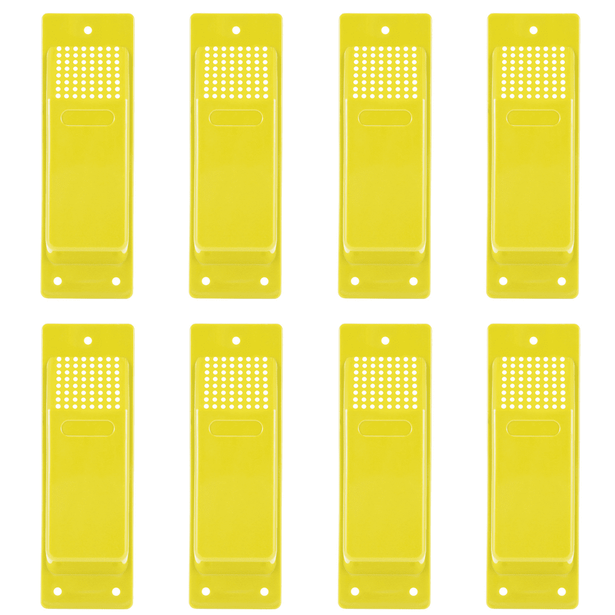 8PCS Shipping Container Air Vent Kit Heavy Duty Shipping Container Accessories Flow Ventilation Kit Yellow