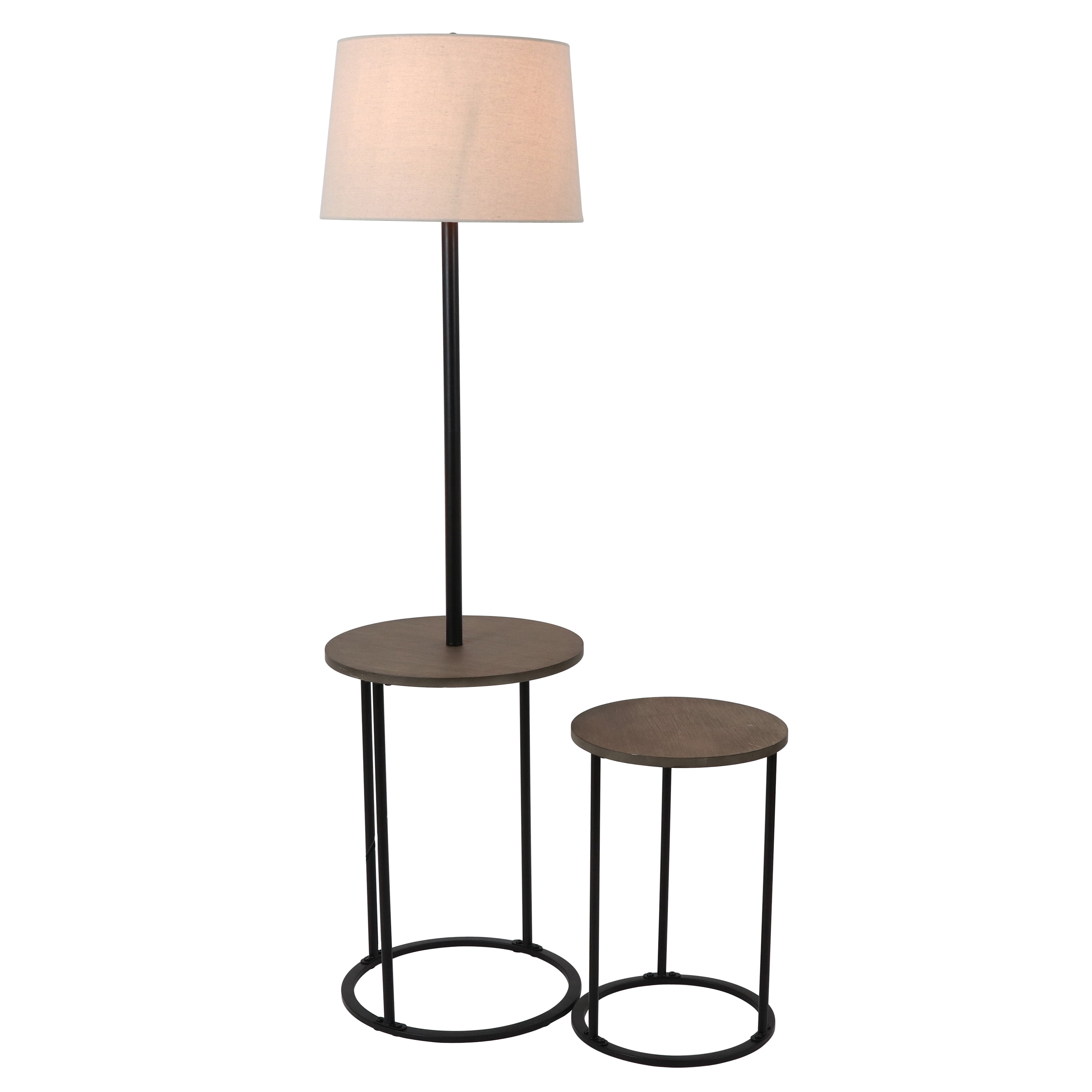 Nesting End Table Combo, Floor Lamp End Table Combo