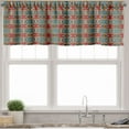 thumbnail image 3 of Ambesonne African Valance & Curtain, Rhombus Tribal, 55"x30", Multicolor, 3 of 6