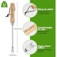 thumbnail image 5 of Berry&Bird Dandelion Weeding Tool Crack Weeder Manual Hand Weeder, V-Shaped Fork Easy Weed Removal & Uprooting, Garden Weed Puller Tool for Patio Lawn Yard, 5 of 10