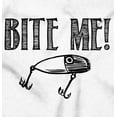 thumbnail image 2 of Bite Me Fish Bait Funny Fishing Humor Unisex Plus Fleece Graphic Hoodie Brisco Brands 3X, 2 of 5