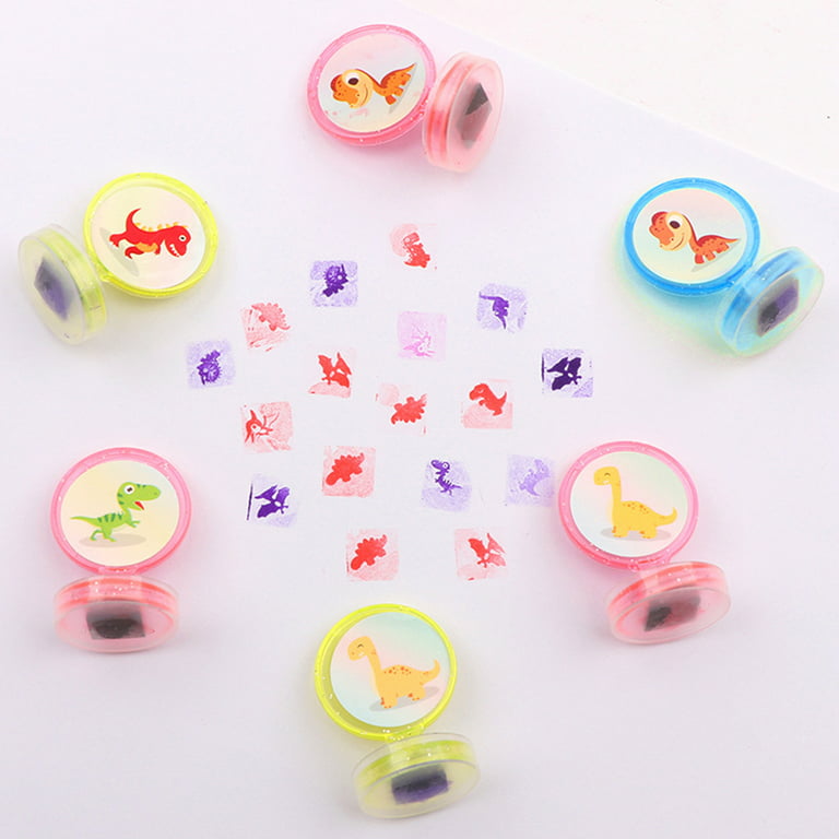 10Pcs Rubber Stamps Clear Pattern Ultra-light Dry Quickly Cartoon