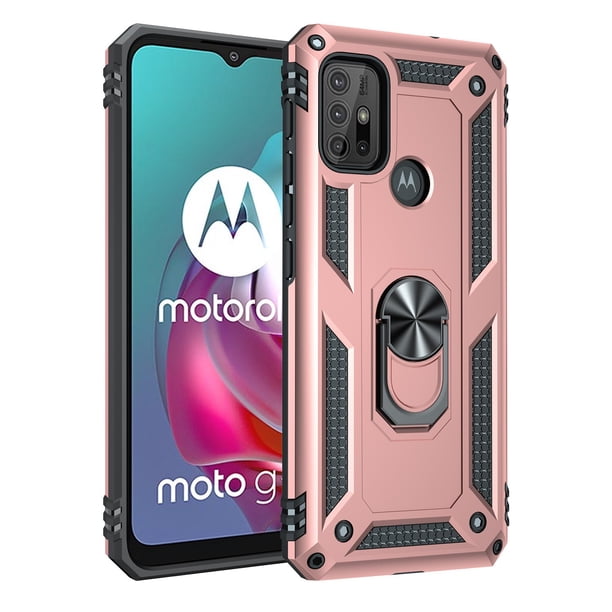 Para Motorola Moto G10 G20 G30 G50 5G G60 G60S G100 G200 G40 funda de fusión armadura de anillo magnético para Moto G31 G41 G51 G71 G22 G52 Tan Jianjun unisex