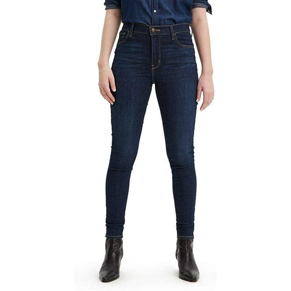 Levis Womens 720 High Rise Super Skinny Jeans Standard and Plus Standard Indigo Daze Waterless 33 Short