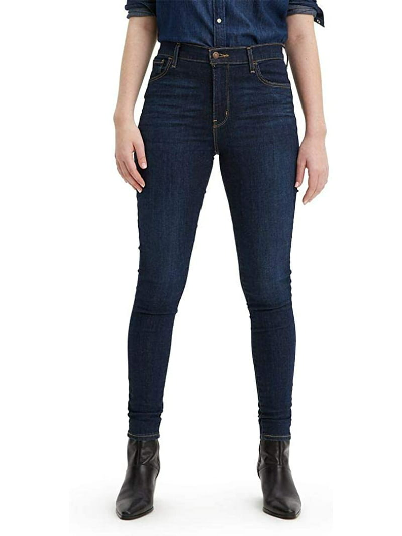 Levis Womens 720 High Rise Super Skinny Jeans Standard Plus Standard Indigo Waterless 30 Short - Walmart.com