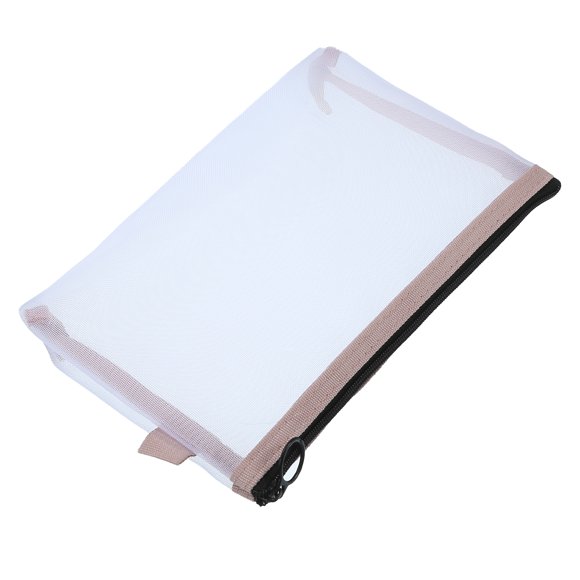 1 Pc Bolsa de Cosméticos Conveniente para Viajes para Mujeres para Camping, Negocios y Gimnasio de Nylon y Malla Rosa-L