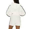 thumbnail image 4 of Women's Gameday Couture Cream Texas A&M Aggies Down, Set, Go Pullover Hoodie and Shorts Set, 4 of 6