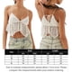 thumbnail image 2 of Blusas Cortas Beach Sling Tops Backless sin mangas Mujer Tanks Top Spicy Girl Tops (Blanco XL) Cgtredaw para Mujer Blanco T S, 2 of 6
