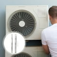 thumbnail image 2 of 2PCS 1 1.5P Folding Window Air Conditioner Support Stainless Steel Triangle Rack, 2 of 8