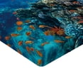 thumbnail image 2 of Ambesonne Fish Fitted Sheet, Tropical Turtle Water, Twin XL Size, Multicolor, 2 of 3