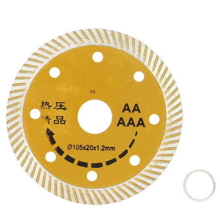 

105mm x 20mm x 1.2mm Diamond Cutting Disc for Stone Marble Ceramic & Concrete