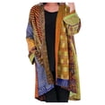 thumbnail image 2 of OKBOP Sweater for Women,Women Fashion Casual Boho Print Shirt Winter Coat Loose Long Sleeve Cardigan Pocket Top, 2 of 9