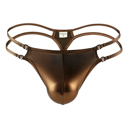 

Knosfe Mens Sexy Athletic Supporter T-Back Thong Jockstrap Underwear S