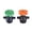 Orange+Green, variant on ZOURIH 1/2Inch Automatic Rotating Sprinkler - Adjustable Irrigation Sprinkler Heads for Lawn Garden,360 Degree Micro Irrigation Sprayer,Easy Replacement Watering Nozzle Spray Heads 1PC