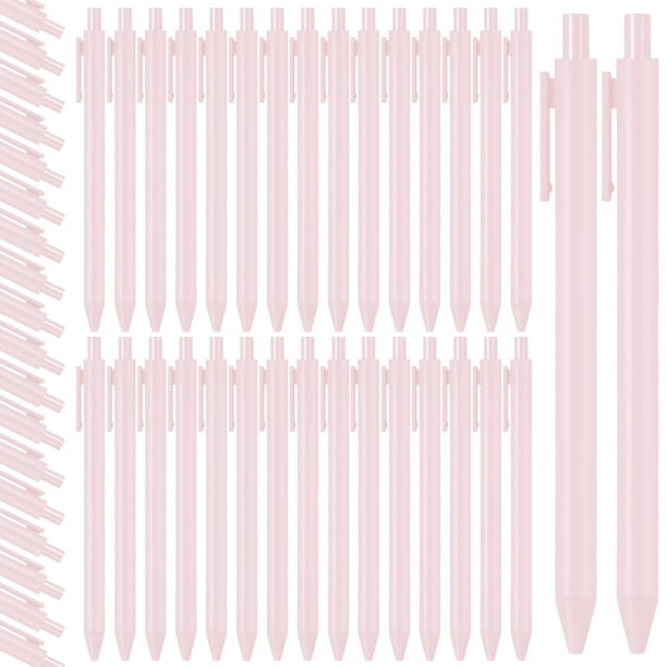 Bolígrafos retráctiles Fulmoon Bulk, 50 unidades, 1 mm, color negro