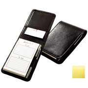 Raika RO 125 Yellow Note Case with Pen - Yellow