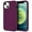 Purple, variant on Decase For iPhone 13 Case,Shockproof Silicone Rubber Heavy Duty Soft TPU Protector Phone Case Cover,Black