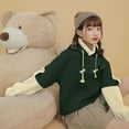 thumbnail image 7 of Kiplyki Woman's Brown Bear Hoodie Autumn Winter Long Sleeve Sweatshirt Personality Bag, 7 of 7