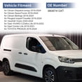 thumbnail image 2 of Reemplazo de tapa de espejo lateral izquierdo ABS negro para Citroen Dispatch/Jumpy 2016-2024, guardacubierta de espejo No.98087413XT, 2 of 7