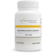 Integrative Therapeutics Phosphatidylserine - Cognitive Function, Exercise Capacity, and Stress Support Supplement* - Sunflower Lecithin-derived Vitamin - Soy Free - 60 Softgels