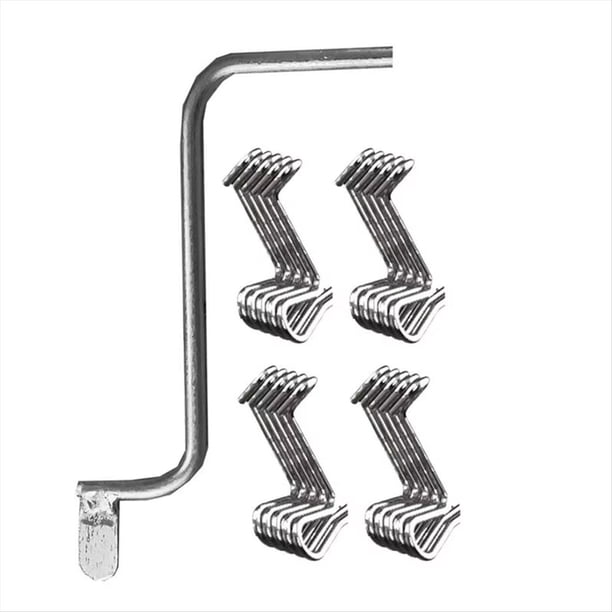 Herramienta Tensora de Alambre para Cercas, 20 Tensores de Alambre con , Suministros de Reparación de Camillas de Metal para Exteriores, Granjas y Jardines