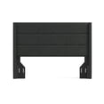 thumbnail image 3 of Pax Sleak Wingback Upholstered Headboard, Gray, Full/Queen, 3 of 7