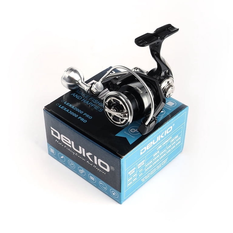 deukio fishing reels Equipment, Highspeed Sea Fishing Reel 7.1:1 Match Spool Spinning Reel for Quick Casting(Updated Version HS2000), Ocean Rock Fshing DEUKIO Baitcasting Fishing Reel DC