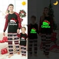 thumbnail image 2 of Conjunto de pijamas navideños a juego para la familia, luminoso gorro de Navidad brillante, negro, 2 of 3