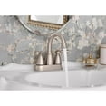 thumbnail image 5 of Moen Banbury Brushed Nickel Centerset Bathroom Sink Faucet 4 in., 5 of 8