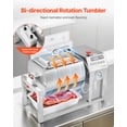 thumbnail image 3 of VEVOR Commercial Meat Tumbler Marinator, 20L Vacuum Tumbler Marinating Machine with Bidirectional Rotation and 3-Speed, Stainless Steel Vacuum Curing Machine for Chicken Steak Pork, Restaurant, 3 of 9