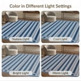 thumbnail image 7 of ODIKA Striped Multi Navy Band Layout Maritime Inspired Motif Sriped for Home Office, Hallway, Laundry Room, Non-Slip Chair-Friendly, 7 of 7