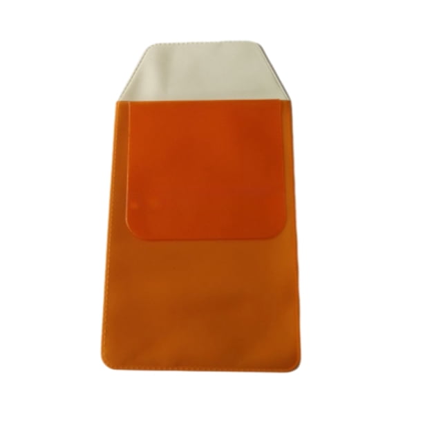 Methold Organizador de bolígrafos de bolsillo multifuncional y regalo personalizable de bolsillo para bolígrafos con nueva estructura Carpetas de archivos Naranja en forma de escalera