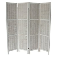 White Room Dividers Product Image Milton Green Blake 4 Panel Room Divider