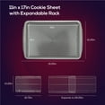 thumbnail image 6 of Circulon Bakeware Baking Sheet Pan and Cooling Rack Set, 3-Piece, Silver, 6 of 6