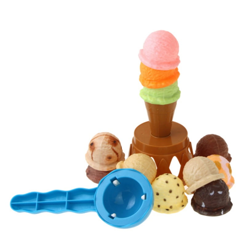 Jogo De Sorvete Balancing Learning Finge Play Food Cone