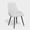 White, variant on Hawsaiy Mid Century Modern Dining Chairs Set of 4, Faux Leather Dining Room Chairs with Metal Legs, Black