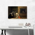thumbnail image 2 of ARTCANVAS The Beheading of St John the Baptist Canvas Art Print by Caravaggio - Size: 26" x 18" (0.75" Deep), 2 of 9