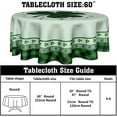 thumbnail image 5 of St Patricks Tablecloth Round 60 Inch Green Shamrock Tablecloth Buffalo Plaid Clover Table Cloth Farmhouse St Patrick''s Day Tablecloth for Kitchen Holiday Picnic Party Dinner Room Outdoor Decor, 5 of 6