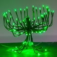 thumbnail image 3 of Wintergreen Lighting LED Starburst 5mm Light Balls, Lighted Branches, Halloween Decorations, 15in Green Branches/Green Twinkle Lights, Set of 3, 3 of 7