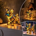 thumbnail image 6 of JHRGJIO Puppy Lamp Stained Glass, Dog Night Light Stained Resin Pup Light Charge Powered, Table Lamp Puppy Lamps for Home Bedroom Desk Display Warm Cozy Cute Unique, 6 of 7