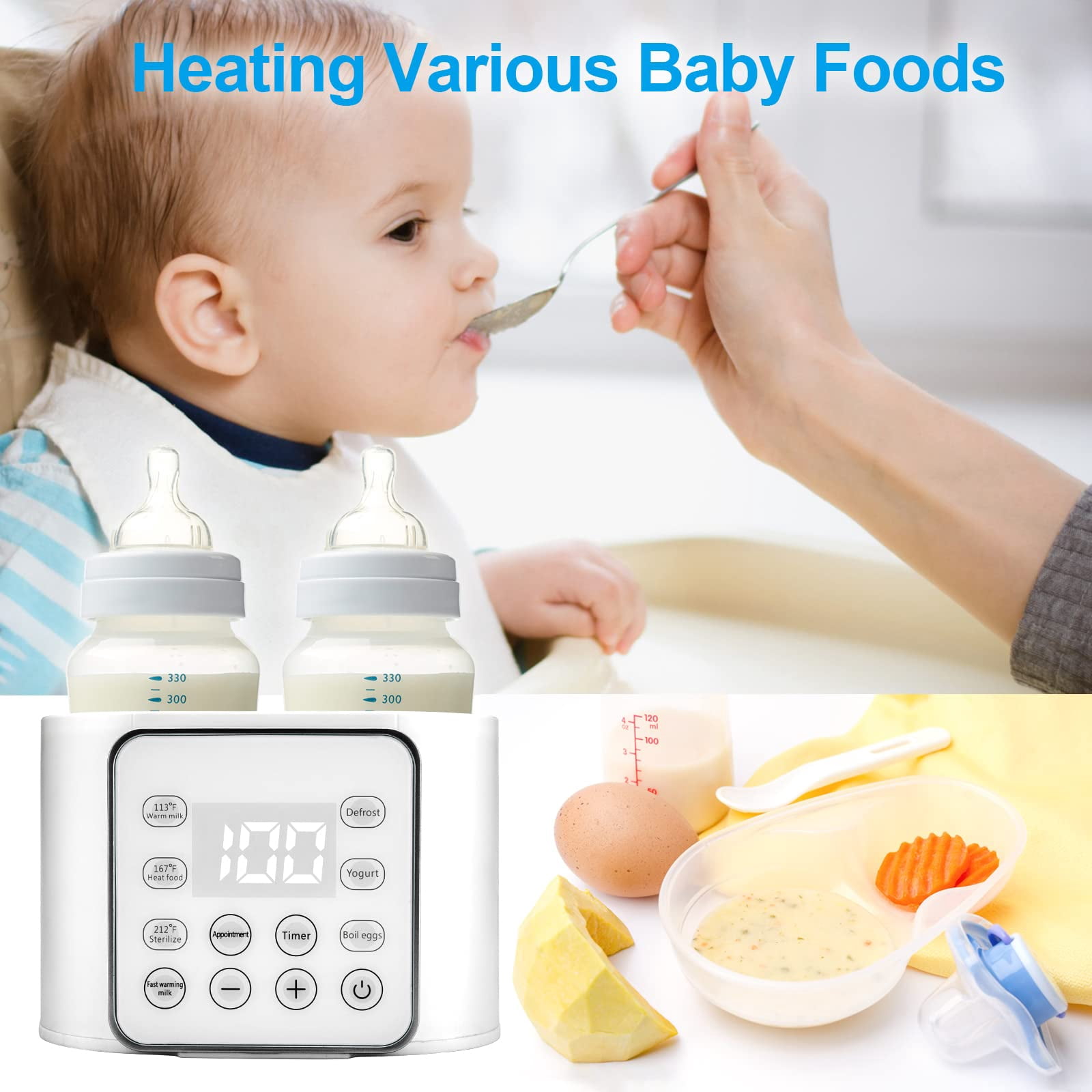 Directly supplied by the manufacturer, baby liquid constant temperature bottle warmer, dual bottle warmer, two-in-one milk warmer, sterilizer and insulation machine