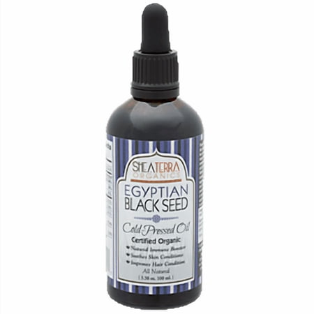 Shea Terra Organics - Cold Pressed Oil Egyptian Black Seed - 3.38 fl. oz.