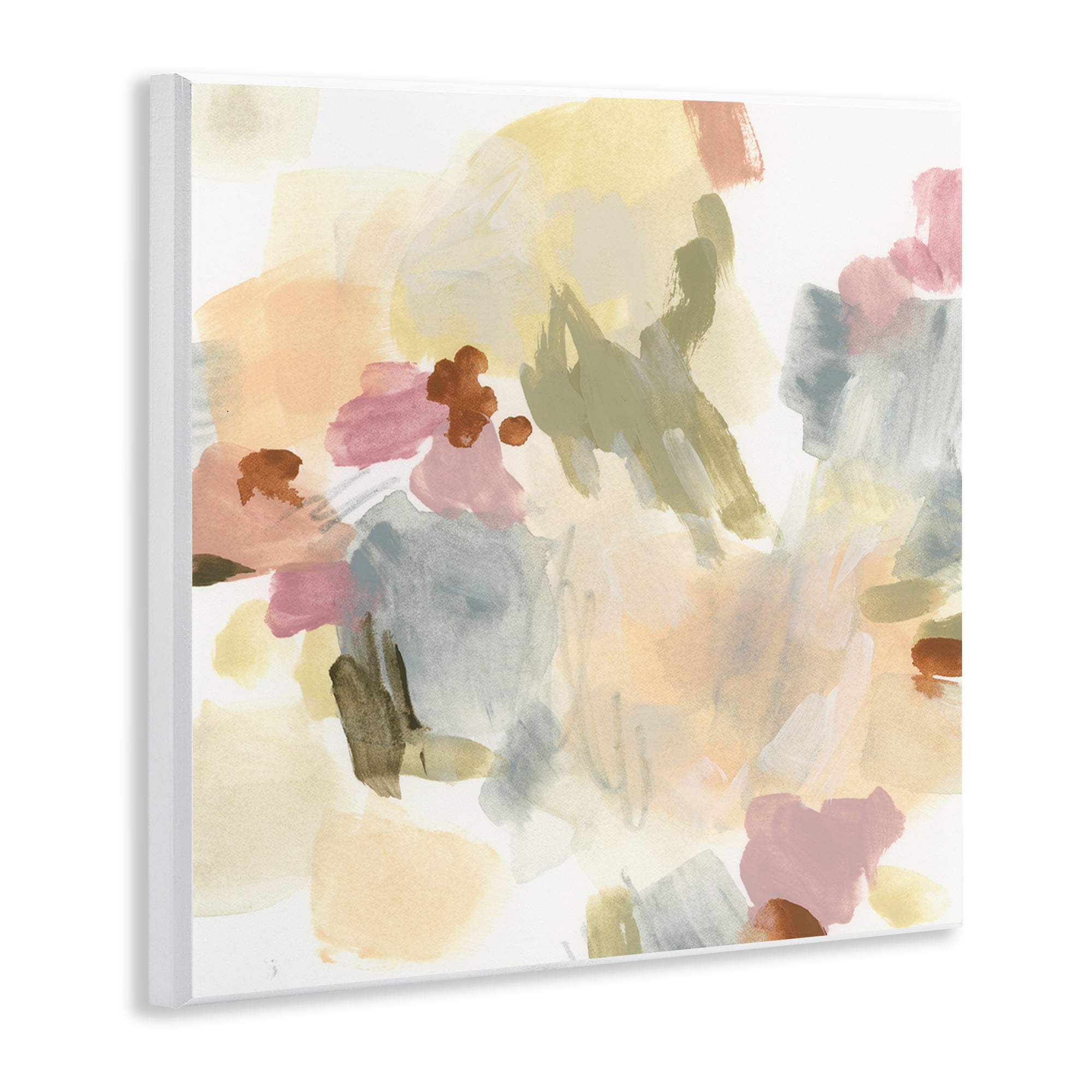 Stupell Industries Streaked Restless Abstraction Abstract Painting Unframed Art Print Wall Art, 12 x 12