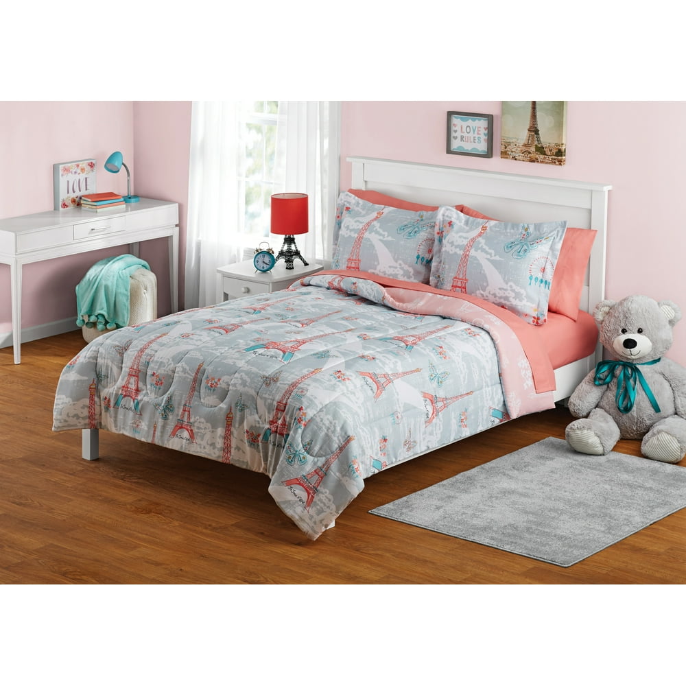 Your Zone Paris Bed in a Bag Coordinating Bedding Set