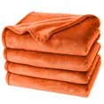 thumbnail image 1 of Manta de franela Astarin, manta de forro polar para cama, manta para bebé, manta para sofá, manta ligera para verano, regalo práctico para estudiantes universitarios (naranja, 228 x 228 cm), 1 of 8