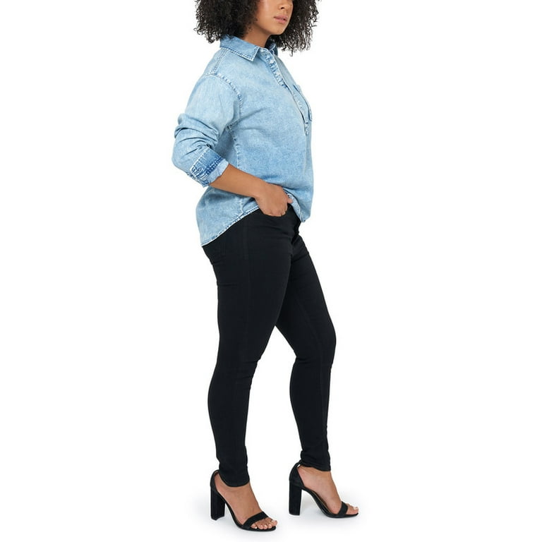 Seven7 Women's Bombshell Skinny Jeans - High Waisted Stretch Denim