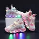 thumbnail image 3 of Zapatillas De Deporte Informales Led Zapatos Al Aire Libre Con Estampado De Princesa Elsa Zapatos Antideslizantes Iluminados Para Niños Para Primavera E Invierno-yzy, 3 of 4