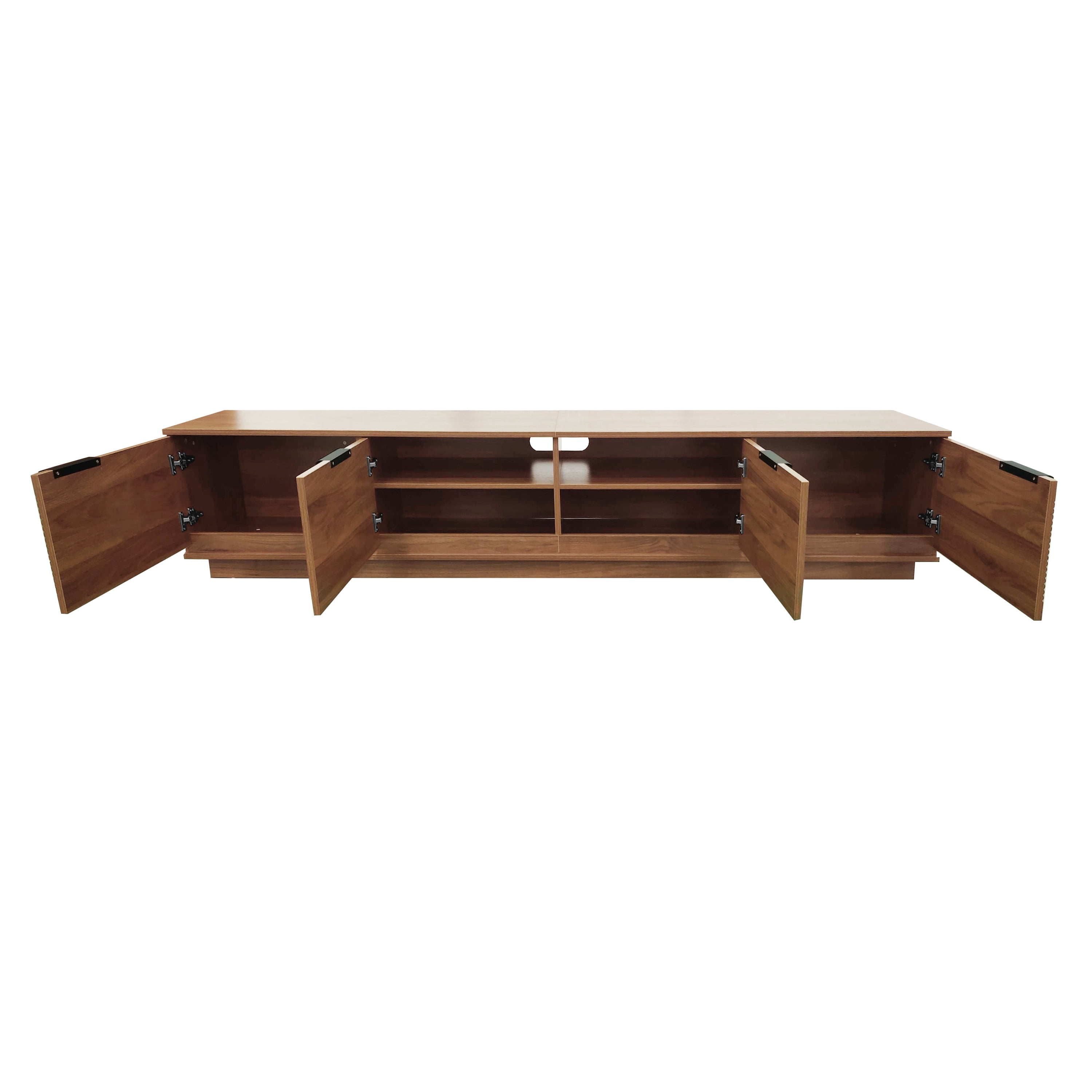 Homy Casa Modern Media Console, TV Stand Entertainment Cabinet with Storage for Home