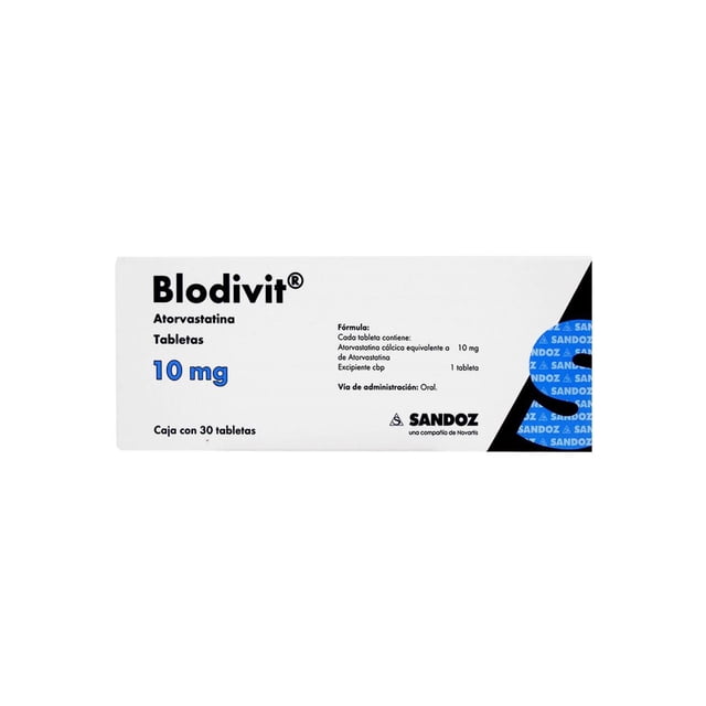 Blodivit 10 mg 30 tabletas